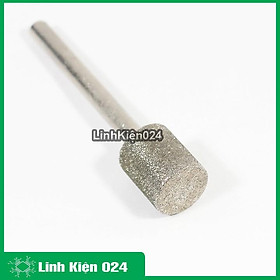 Đầu mài Kim Cương Mũi Trụ Siêu Cứng Trục 6mm