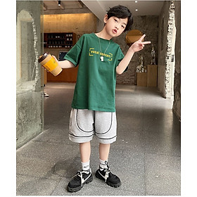 Set quần áo trẻ em dành cho bé trai 18-45kg mẫu "UCLA+VOCAL". Thiết kế hiện đại. MA17