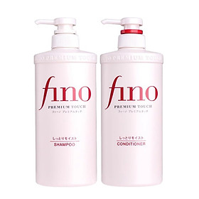 Dầu gội, dầu xả giúp tóc suôn mượt Fino Shampoo - Conditioner Nhật Bản 550ml