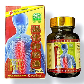 Viên uống đau nhức xương khớp Thoái hóa thần kinh thống Tui Hua Shen Jin Tong xuất xứ Singapore - Hộp 60 viên - Mã số 1316