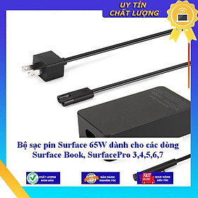 Hình ảnh Bộ sạc pin Surface 65W dùng cho các dòng Surface Book, SurfacePro 3 4 5 6 7 - Hàng Nhập Khẩu New Seal