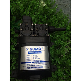 Mua Máy bơm đôi SUMO tăng áp lực nước mini 12V 120W Lưu lượng 9L/phút tặng kèm ren 17mm và nối 12 ra 8