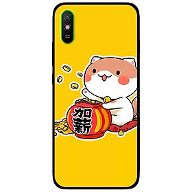 Ốp lưng dành cho Xiaomi Redmi 9A mẫu Mèo vung Tiền