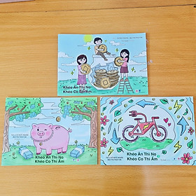 Bộ Khéo ăn thì no Khéo co thì ấm (Trọn bộ 03 cuốn) - Nhã Nam Official - Cô Nấm