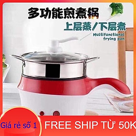 Mua (Hàng hot) Ca nấu mì đa năng 2 tầng (chiên  xào hấp luộc)