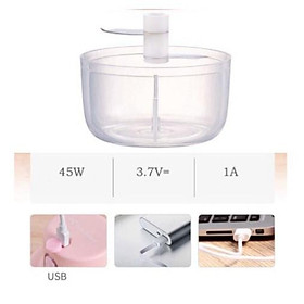 VB46  Máy Xay Đa năng Mini SẠC ĐIỆN CỔNG USB Nhỏ Gọn Dễ dùng Xay gia vị Hành Tỏi Ớt Rau Củ Quả 250mL