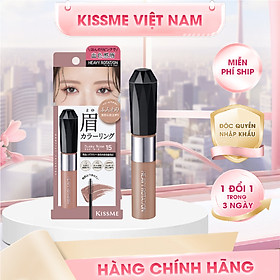 Mascara Chải Đổi Màu Lông Mày Chống Trôi Siêu Bền Màu Hồng Khói Kissme Heavy Rotation EX 8 G