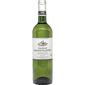 Rượu vang trắng Chateau Grand Plantey 750ml 11% - 13% Không hộp