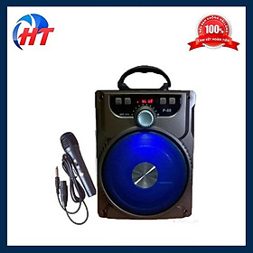 LOA BLUETOOTH P88 / P89 TẶNG KÈM MIC KARAOKE GỌN NHẸ CHƠI BAO ÊM ( màu ngẫu nhiên)