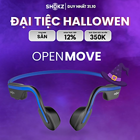 Tai Nghe Bluetooth Thể Thao Truyền Âm Thanh Qua Xương SHOKZ OPEN MOVE S661  - Hàng chính hãng - Pin sử dụng trong 6 tiếng - Kháng nước IP55