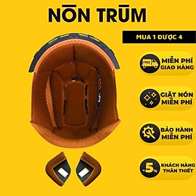 Hình ảnh Review Lót nón bảo hiểm 3/4 Royal M139 gồm 1 lót và 2 ốp tai phiên bản mới