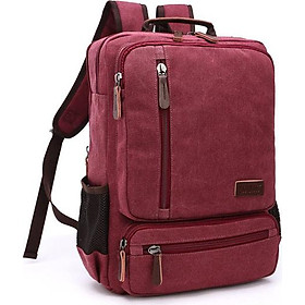 Unisex Casual Travel Backpack Canvas Waterproof Large Capacity Student Bag