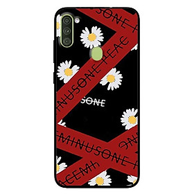 Ốp lưng dành cho Samsung A11 mẫu gd8 Cúc Họa Mi 1 - Hoa Cúc Chéo Peace