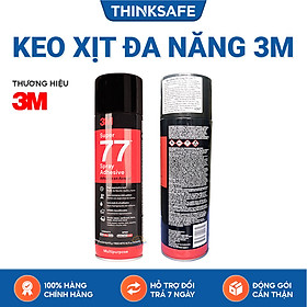 Mua Keo phun xịt đa chức năng 3M Super 77 sử dụng linh hoạt  khô nhanh  trong suốt  có khả năng kết dính với nhiều loại vật liệu khác nhau