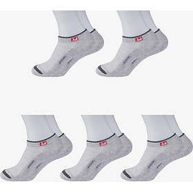 Combo 5 Đôi Tất Nam Vớ Nam Cổ Ngắn Sợi Cotton Cao Cấp Chống Hôi Chân, Không Xù, Không Bai Dão (Cùng Màu)