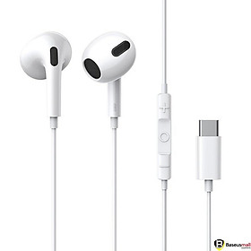 Baseus -BaseusMall VN Tai nghe in Ear Baseus Encok C17 Type-C (Wired Earphone with Mic Stereo Headset Earbuds Earpiece) (Hàng chính hãng)
