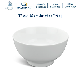 Mua Tô cao Minh Long 15 cm - Jasmine - Trắng Bằng sứ  Hàng Đẹp  Cao Cấp  Dùng Trong Gia Đình  Đãi Khách  Tặng Quà Tân Gia
