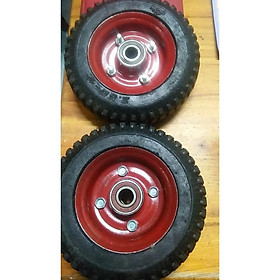 Mua Bánh xe đỏ đặc số 4 tặng kèm 2 vòng bi bạc đạn 6203