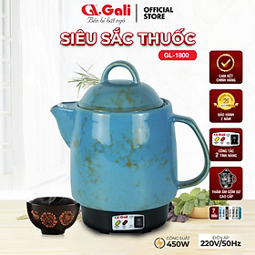 Mua Ấm sắc thuốc Gali 3.3L GL-1800 sắc tự động có chuông báo. Hàng nhập khẩu chính hãng  bảo hành 24 tháng