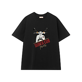 Áo T-Shirt TEEHAY Super Cub Lover cho người đi xe Honda Super Cub thun tay lỡ Form rộng Unisex