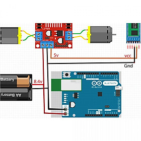 Mua Combo xe 3 bánh bluetooth Arduino