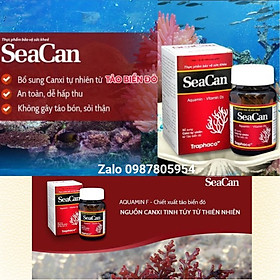 Mua Hỗ Trợ Tăng Chiều Cao - Seacan Bổ sung canxi hữu cơ từ tảo biển và Vitamin D3 Magie của Traphaco  giảm loãng xương  tăng chiều cao  lọ 60 viên