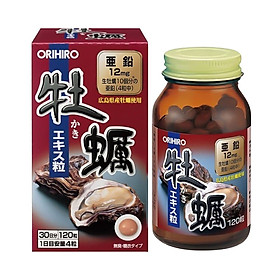 Thực phẩm bảo vệ sức khỏe Tinh chất Hàu tươi Orihiro Nhật Bản 120 viên bồi bổ sinh lực nam giới