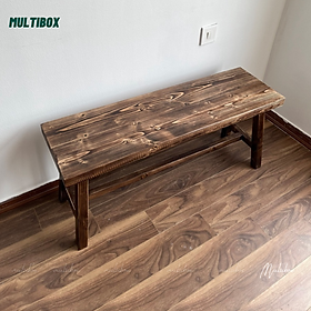 Mua Ghế Băng Dài Gỗ Thông Tự Nhiên Multibox   Ghế Ngồi Hành Lang Dài  Ghế Bench Decor Ban Công