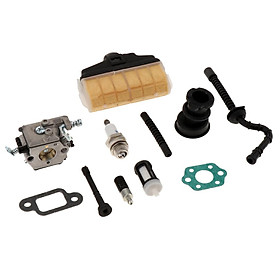Chainsaw Carburetor Carb with Air Filter Tune Up Kit for Stihl MS210 MS230 MS250