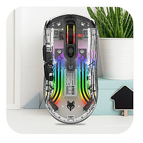 Mua Chuột không dây XUNFOX XYH20 trong suốt với 3 chế độ kết nối - HT