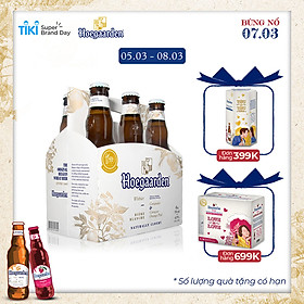 Lốc 6 Chai Bia Hoegaarden White (330ml x 6 Chai)