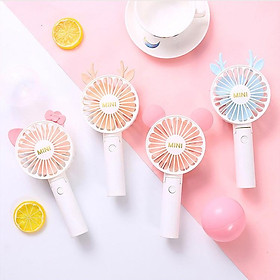 Mua Quạt mini cầm tay tích điện hình tai thú siêu mát siêu bền