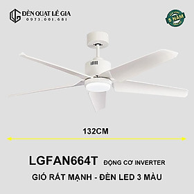 Mua Quạt Trần Trang Trí Phòng Khách LGFAN664F | Quạt Trần Đẹp