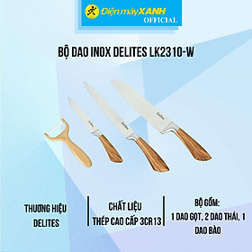 Mua Bộ dao inox Delites LK2310-W - Hàng Chính Hãng