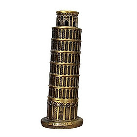 Mô hình tháp nghiêng Pisa V.2 cao 20 cm (Màu Vàng Rêu)