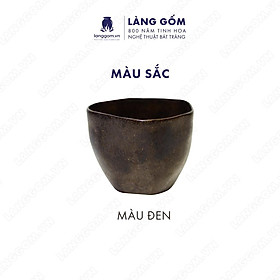 Cốc tách, ly uống nước kiểu méo chất liệu gốm sứ Bát Tràng cao cấp - Làng Gốm Bát Tràng