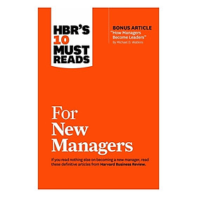 Harvard Business Review: 10 Must Reads For New Managers