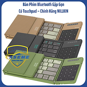 Mua Bàn Phím Bluetooth Gập Gọn Nillkin Cube Chính Hãng – Tích Hợp Touchpad  Bọc Da Cao Cấp  Dành Cho Smartphone  iPad  Laptop - Hàng Chính Hãng