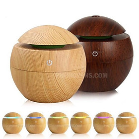 Mua Máy Phun Sương Tạo Độ Ẩm  Khuếch Tán Tinh Dầu Vân Gỗ Nhỏ Tặng Kèm Tinh Dầu Xông Phòng Thiên Nhiên