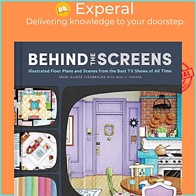 Sách - Behind the Screens - Illustrated Floor Plans and Scenes from A by Inaki Aliste Lizarralde (UK edition, Hardcover)