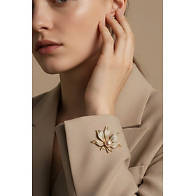 Trâm Cài Áo Vest, Áo Dài Đính Ngọc Trai Baroque thời trang thiết kế Hity ACC415