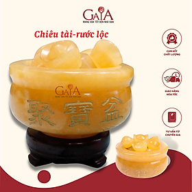 Mua  Không đế  Bát tụ bảo (tụ bảo bồn) phong thủy chiêu tài