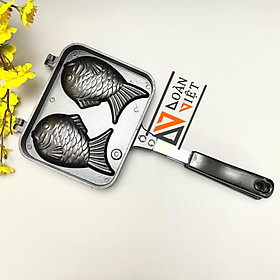 Mua Khuôn Bánh Cá TAIYAKY Nhật Bản Cao cấp- Chống Dính - Khuôn Bánh Nướng Hình Cá 3D sắc nét. Dụng cụ làm bánh Nướng và các loại truyền thống - Loại Tốt  Nặng  800g