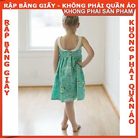 Rập giấy A0 đầm bé gái mã R266 (BẢN VẼ)