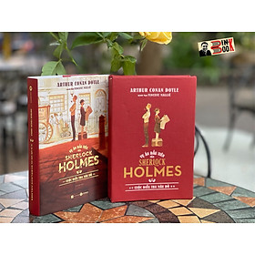 (In 300 bản, bìa vải canvas) VỤ ÁN ĐẦU TIÊN CỦA SHERLOCK HOLMES - Cuộc điều tra màu đỏ – Arthur Conan Doyle -Vincent Mallié minh hoạ – Cẩm Vân dịch  - Thái Hà - NXB Hà Nội