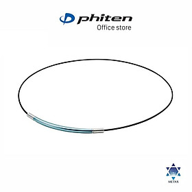 Vòng cổ Phiten Rakuwa wire extreme round TG829051/TG829053/TG829251 - Xanh/Bạc