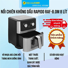 Mua Nồi chiên không dầu Rapido RAF-8.0M 8 lít - Hàng Chính Hãng