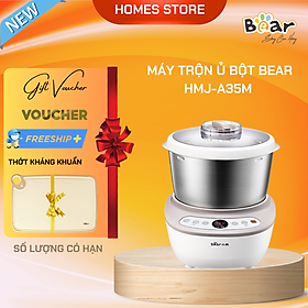 Mua Máy Nhào Ủ Bột  Máy Làm Bánh Mỳ BEAR HMJ-A35M Dung Tích 3.5 Lít Công Suất 120 W - Hàng Chính Hãng