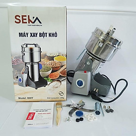 Máy xay bột khô đa năng SEKA 900E - Máy nghiền đồ khô, bột, ngũ cốc chất liệu INOX 304 cỡ siêu lớn công suất 3000W