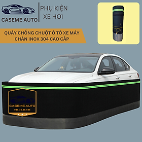 Quây Chống Chuột Ô Tô, Lưới chống chuột ô tô dành cho xe 4-5-7 chỗ chân inox 304 Kèm Dây Cáp và Khóa - Hàng Chính Hãng - 12.5M